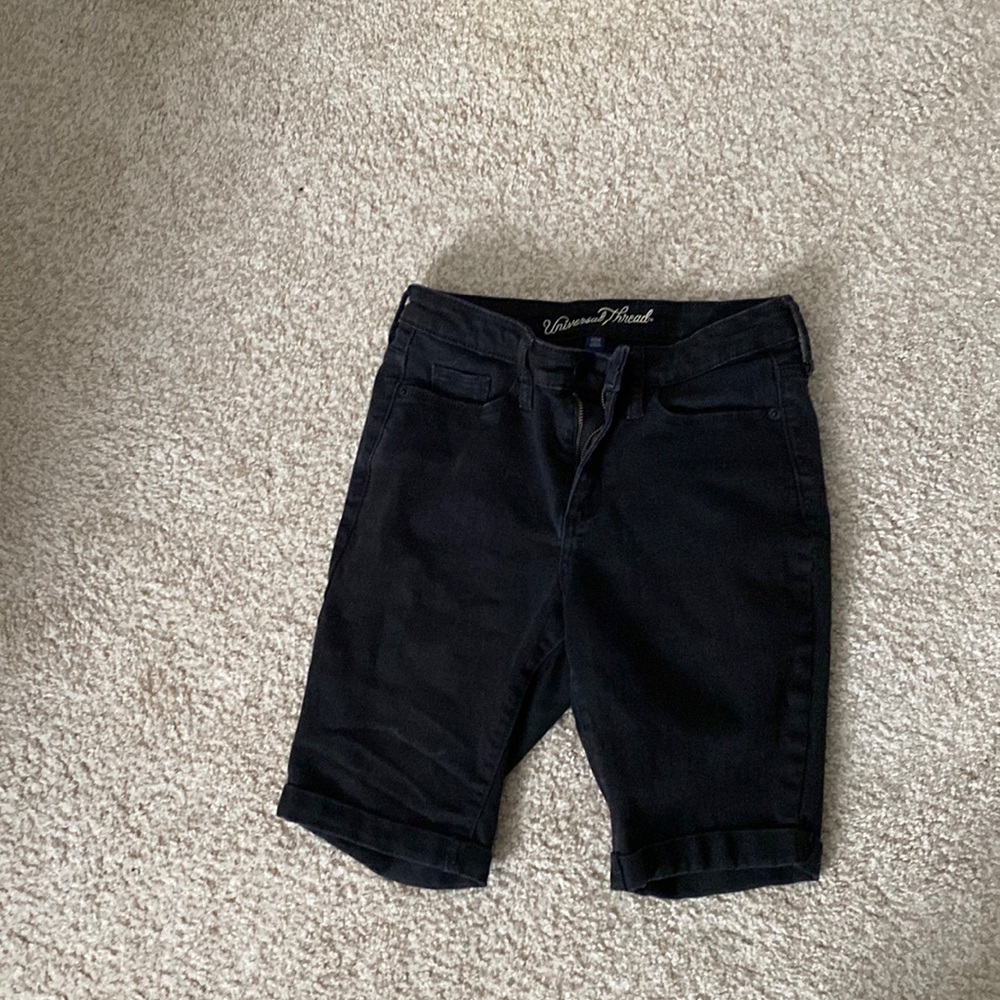 Black Bermuda Shorts